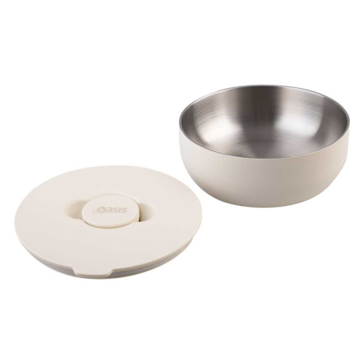 Oasis 950ml Insulated Lunch Bowls Open